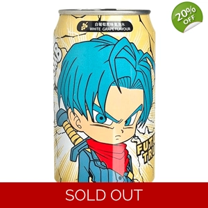 Ocean Bomb Dragon Ball Z Future Trunks White Grape Sparkling Water